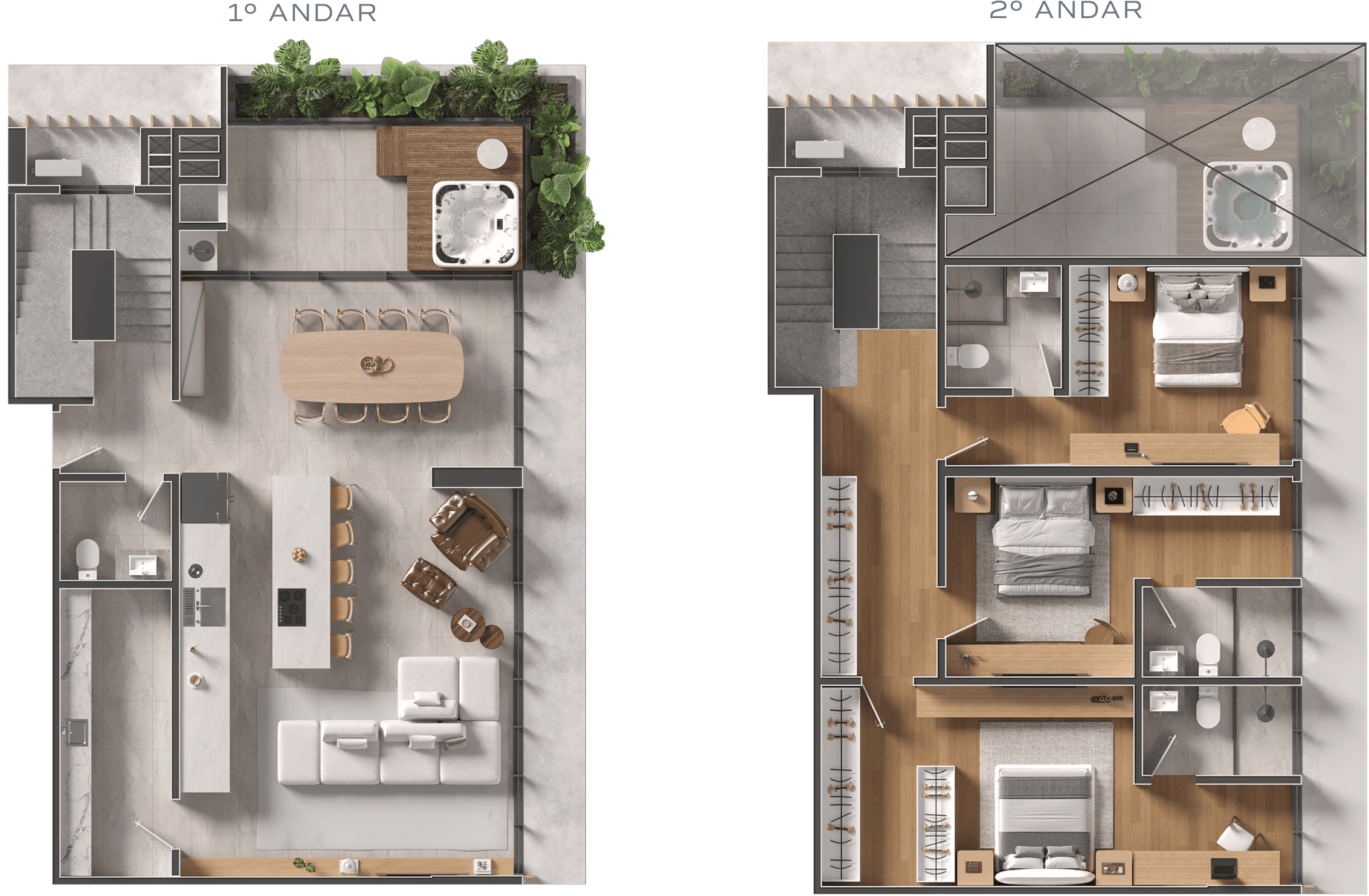 Planta duplex